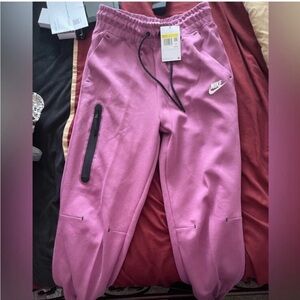 Nike Fuchsia Joggers with Black Accents